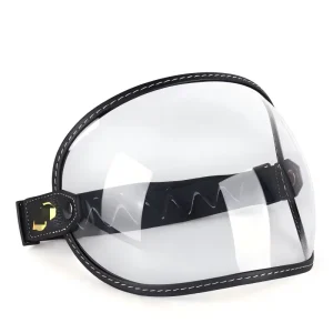 UV400 Protective Motorcycle Helmet Visor Retro Bubble Lens Adjustable Strap Goggles Windproof Anti Scratch for Riding Safety
