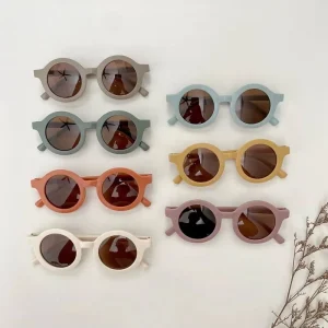 UV400 Round Kids Sunglasses for Boys and Girls