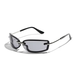 UV400 Square Candy Color Y2K Full-Frame Sunglasses for Travel Stage Performance