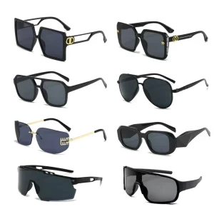 UV400 Square Full-Rim Lightweight Sunglasses for Men and Women Factory Direct Sales