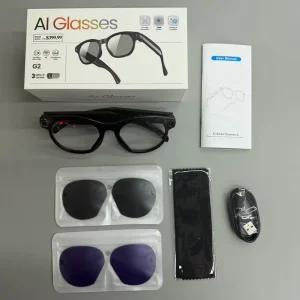 Ultra Clear 1200P AI Smart Glasses IP68 Waterproof Instant Voice Translation Sports Eyewear