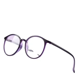 Ultra-Light Full-Rim Round Anti-Blue-Light Reading Glasses