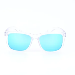 Ultra-Light PC Polarized Sunglasses Custom Logo White Frame Unisex UV400 Protection CE Certified