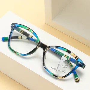 Ultra-Light Printed Blue-Light-Blocking Bifocal Reading Glasses