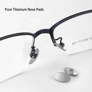 Ultra Light Pure Titanium Glasses Nose Pads Eyewear Accessories High End Anti Slip Screw in Type Eyeglasses Nose Pad