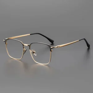 Ultra-Light Titanium Prescription Optical Eyeglass Frame for Men