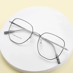 Ultra-Thin Metal Alloy Retro Optical Glasses Frames