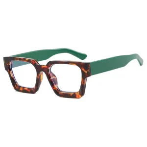 Ultra-Thin Square Anti-Blue Light Sunglasses with PC Frame and AC Lenses