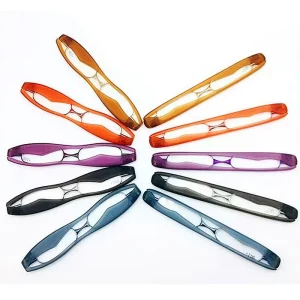 Ultralight 360-Degree Folding Reading Glasses, +0.50 to +1.75