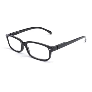 Ultralight Retro Blue Gray Reading Glasses for Women and Men, +1.0 to +3.5
