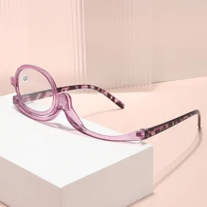 Unilateral Presbyopia Glasses 180-Degree Rotating Reading Magnifier