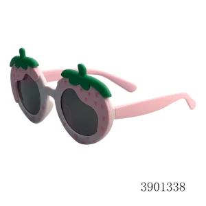 Unique Children’s Sun Glasses Boy Girl Outdoor UV400 Protection Cute Cartoon Strawberry Polarized Student Kids Sunglasses