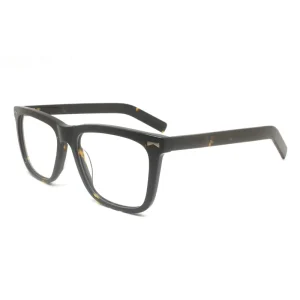 Unisex Acetate Rectangle Eyeglasses Frames for Men Diamond Face Shape