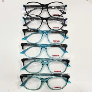 Unisex Acetate Round Full-Rim Eyeglass Frames