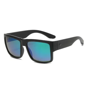 Unisex Fashion Square Sunglasses High Position Lens Cycling Shades PC Material Fishing Sun Glasses for Men Women