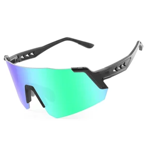 Unisex Frameless Prescription Polarized UV400 Sunglasses for Outdoor Sports