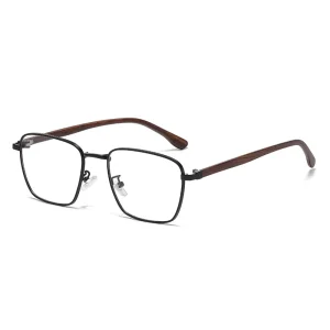 Unisex Lightweight Square Reading Glasses Transparent Lenses