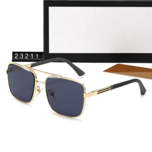 [Unisex] New Fashionable Polarized Full Frame Sunglasses UV380 Trendy Casual Travel Shades Driving & Outing Style 23211