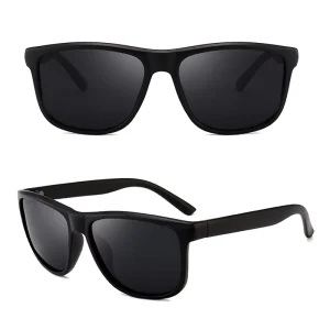 Unisex Polarized Sunglasses with Blue, Black, Coffee or Silver Frames and TAC Lenses