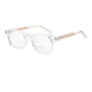Unisex Retro Plate Foot TR PC Material Flat Light Frame Men Women Myopia Anti Blue Light Blocking Glasses
