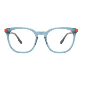 Unisex Round Acetate Full-Rim Optical Frames