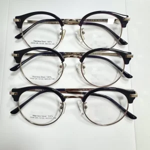 Unisex Round Full Rim Acetate Eyeglass Frames Eye Protection Computer Use