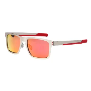 Unisex Sports Polarized Sunglasses with Retro Square Frame for Cycling and Driving