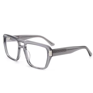 Unisex Square Full-Rim Optical Eyeglass Frames