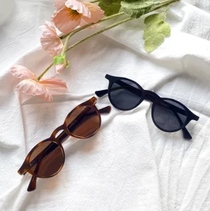 Unisex Square Small-Eye Polarized Lightweight Full-Rim Acetate UV400 Sunglasses