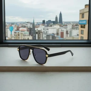 Unisex Square UV400 PC Lens Sunglasses