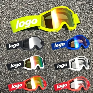 Unisex TPU Sports Goggles Windproof Dustproof Adjustable Outdoor Motorcycle Off-road Cycling Goggles