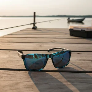 Unisex TR90 Rectangle Polarized Sunglasses UV400 Lightweight for Driving Fishing