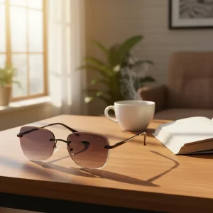 Unisex UV400 Sunglasses Metal Frame TAC Lenses for Men and Women