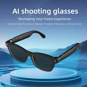 V03 AI Smart Glasses with Camera Bluetooth and Language Translation