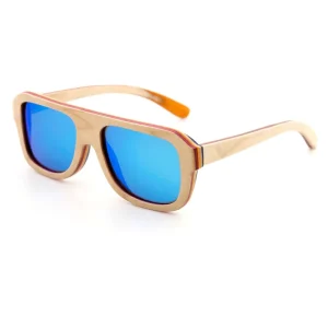 Vacation Ready Kids Eco Wooden Girly & Boyish Sunglasses Multi Color Frames & Polarized Lenses for Family Trips