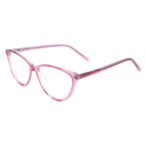 Vintage Acetate Cat-Eye Optical Eyeglasses Black Frame Unisex Computer Eye Protection Glasses
