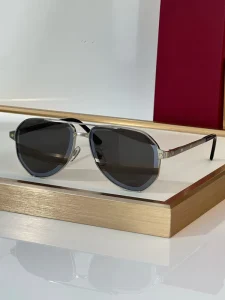 Vintage Classic Outdoor pilot Sunglasses Men’s Luxury Brand Designer Double Beam Women Titanium Metal Sunglasses