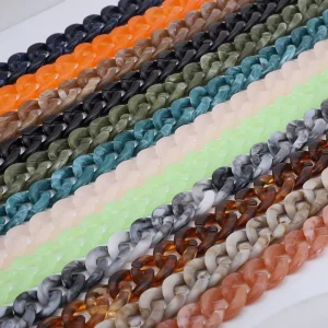 Vintage Colorful Eyeglass Chain and Eyewear Retainer Strap