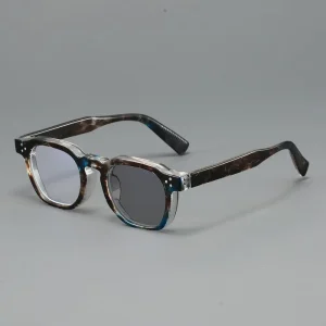 Vintage Eyeglasses Photochromic Sunshade Reading Glasses Anti-Blue Light