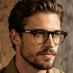 Vintage Eyewear Frames Blue Light Filter Glasses Luxury Glasses For Women Fashion Men Acetate Eyeglass Frames