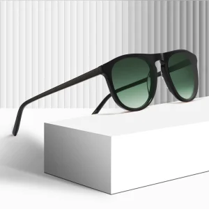 Vintage Gradient-Lens Acetate UV400 Polarized Sunglasses Unisex