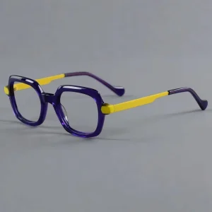 Vintage Handmade Acetate Eyeglasses Frames Designer Men and Women High Quality Optical Glasses Frame Prescription Eyewear