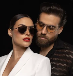 Vintage Hollow out Leopard Frame Sunglasses for Women Men Metal Shades Summer Eyeglasses Rimless Designer Eyewear for Outfits