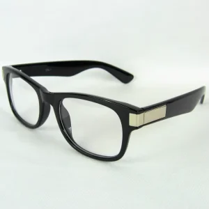 Vintage Men’s Optical Frame Eyeglasses with Solid Pattern
