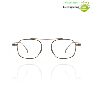 Vintage Optical Eyeglasses Frames Pure Titanium Eco Friendly Handmade Luxury Eyeglasses Frames Geometric Reading Computer Frame
