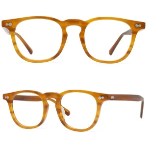 Vintage Optical Glasses Men’s Sports Glasses Large Frame Acetate Women’s Round Frame Glasses