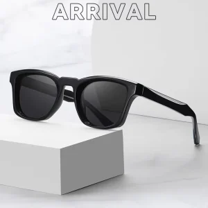 Vintage Polarized Square Sunglasses for Women and Men