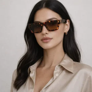 Vintage Polarized UV400 PC Square-Frame Sunglasses for Men and Women