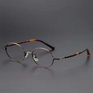 Vintage Retro Oval Custom Lenses Progressive Photochromic Prescription Glasses Online Eyewear Optical Frames Reading Eyeglasses