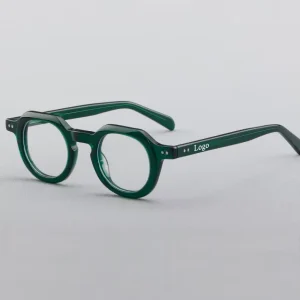 Vintage Round Acetate Optical Eyeglass Frames for Women